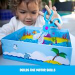 ⁦מי גר באוקיינוס? - פלייפואם פלאפי ערכת עמדה חושית (8 חלקים)⁩ – תמונה ⁦6⁩