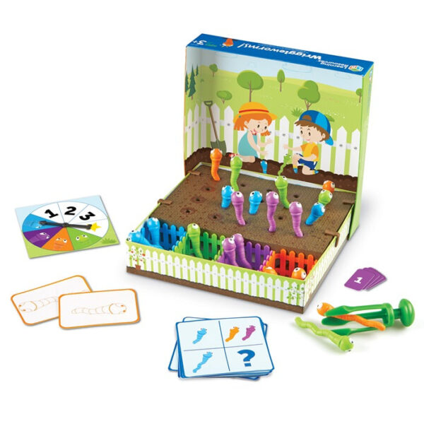 תולעים מתפתלות! מוטוריקה עדינה - 47 חלקים Learning Resources