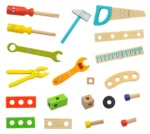 ⁦ארגז כלים מעץ בנייה חינוכית⁩ – תמונה ⁦9⁩