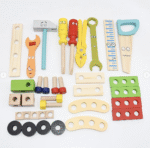 ⁦ארגז כלים מעץ בנייה חינוכית⁩ – תמונה ⁦6⁩