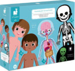 פאזל לימודי – אנטומיה של גוף האדם ב-50/75/100 חלקים