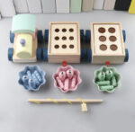 ⁦רכבת הדיגים - משחק מגנטי מעץ⁩ – תמונה ⁦5⁩