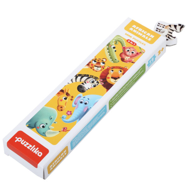 ⁦סט 8 פאזלים 2 חלקים - חיות אפריקה Puzzlika⁩ – תמונה ⁦3⁩