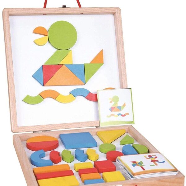 לוח צורות מגנטיות - Lelin