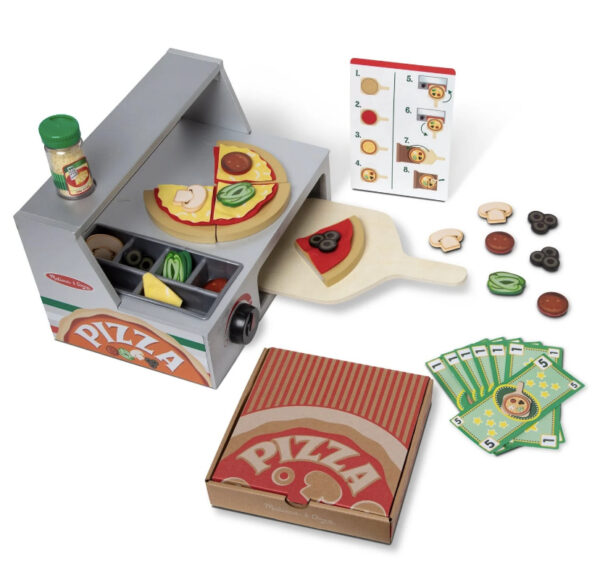 דוכן ותנור הפיצה Melissa & Doug