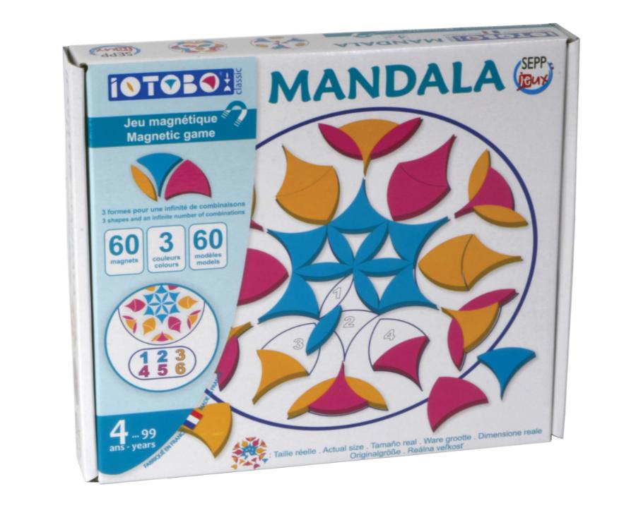 ⁦ערכת משחק 60 מגנטים מספוג iOTOBO - מנדלה⁩ – תמונה ⁦3⁩