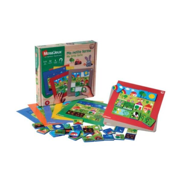 ערכת 6 פאזלים מגנטיים - החווה שלי