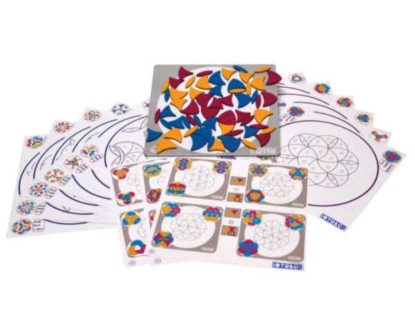 ⁦ערכת משחק 60 מגנטים מספוג iOTOBO - מנדלה⁩ – תמונה ⁦5⁩