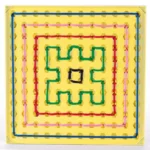 ⁦ערכת ציור שרוכים עם כרטיסי צורות (35 חלקים)⁩ – תמונה ⁦9⁩