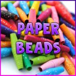 ⁦חרוזי ניירתכשיטים וקישוט 4m⁩ – תמונה ⁦3⁩