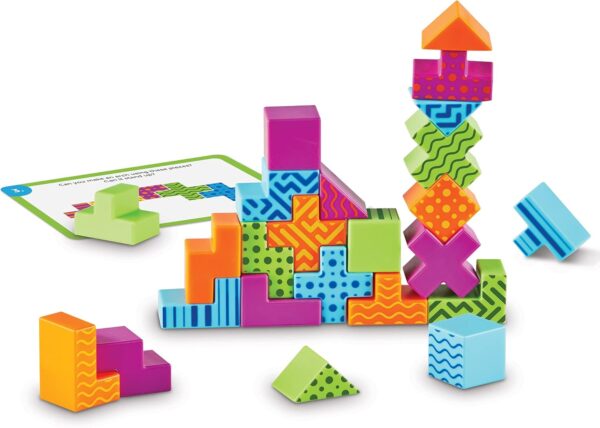 מוחמטריה – משחק חשיבה מרחבית STEM (34 חלקים) Learning resources