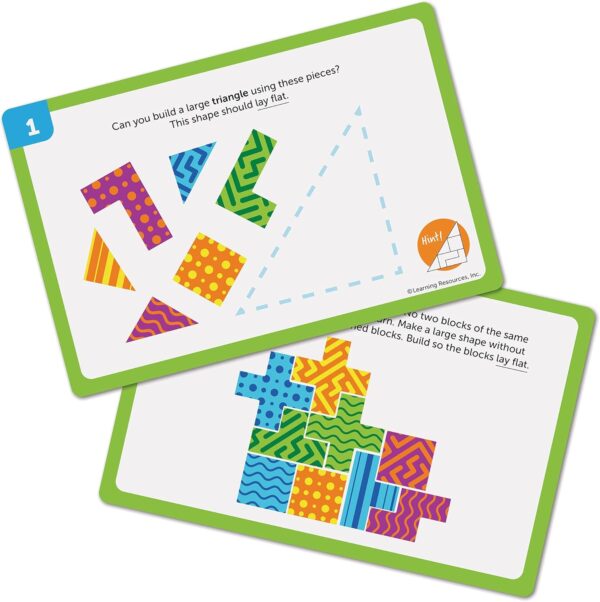 ⁦מוחמטריה – משחק חשיבה מרחבית STEM (34 חלקים) Learning resources⁩ – תמונה ⁦2⁩