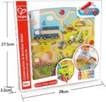 ⁦מבוך מגנטי מעץ עם כלי רכב ומספרים - Hape⁩ – תמונה ⁦6⁩