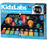 ⁦פוסטר תלת-ממדי מואר של מערכת השמש⁩ – תמונה ⁦2⁩