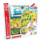 ⁦מבוך מגנטי מעץ עם כלי רכב ומספרים - Hape⁩ – תמונה ⁦3⁩