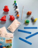 ⁦ערכת יצירה בגבס 3D - "שלישיית חיות הים"⁩ – תמונה ⁦2⁩