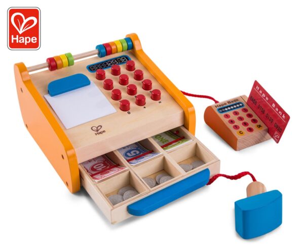 ⁦קופה עשירה ורושמת מעץ Hape⁩ – תמונה ⁦5⁩