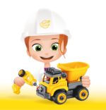 ⁦משאית בניה RC להרכבה עם שלט Buki⁩ – תמונה ⁦6⁩