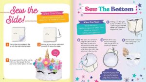 ⁦ערכת יצירה לתפירת כרית יוניקורן קסומה⁩ – תמונה ⁦5⁩