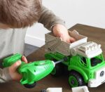 ⁦משאית אשפה בשלט רחוק – ערכת הרכבה ונהיגה Buki⁩ – תמונה ⁦8⁩