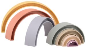 ⁦קשת בענן 7 חלקים קטנים ביו פלסטיק⁩ – תמונה ⁦3⁩