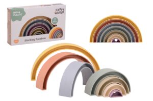 ⁦קשת בענן 7 חלקים קטנים ביו פלסטיק⁩ – תמונה ⁦2⁩