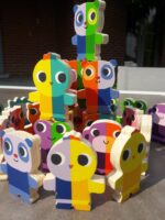 ⁦דומינו צבעים - חיות מעץ Djeco⁩ – תמונה ⁦5⁩