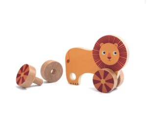 ⁦הברגה - חיות על גלגלים Djeco⁩ – תמונה ⁦6⁩