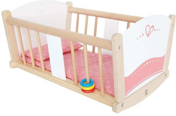 ⁦עריסה מעץ לבובה - Hape⁩ – תמונה ⁦3⁩