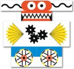 ⁦קינופטיק (הולוגרמה בתנועה) - רובוטים 60 חלקים Djeco⁩ – תמונה ⁦4⁩