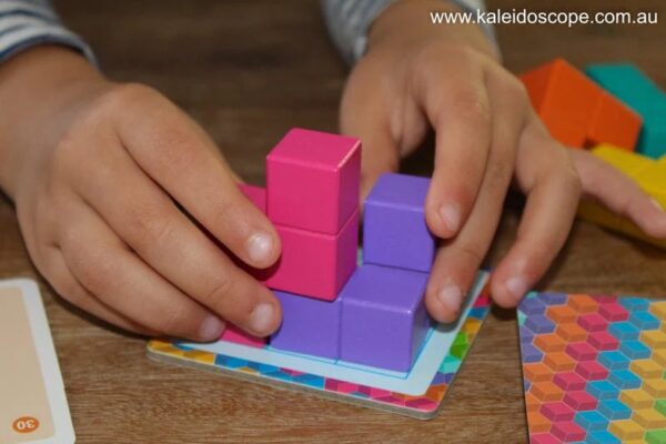 ⁦קוביות בצבעים חשיבה והיגיון - Djeco⁩ – תמונה ⁦9⁩