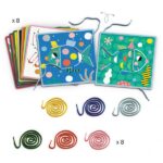 ⁦חוטים וחורים בעקבות המספרים Djeco⁩ – תמונה ⁦2⁩