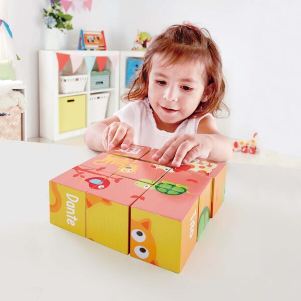 ⁦פאזל קוביות חברות - Hape⁩ – תמונה ⁦4⁩