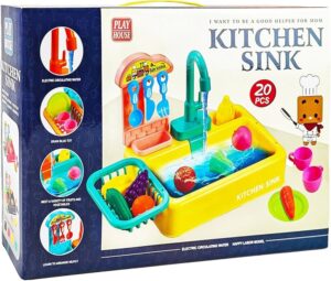 ⁦כיור עם ברז מתיז מים ו16 אביזרים⁩ – תמונה ⁦2⁩