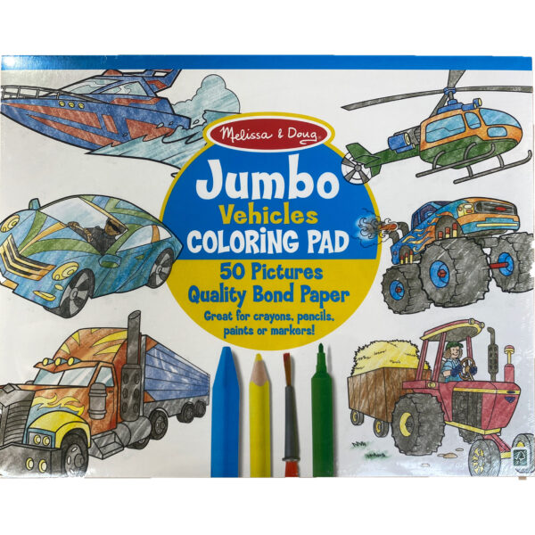 חוברת ציור -  מכוניות, משאיות ועוד