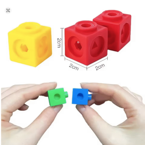 קוביות מתמטיקה צבעוניות