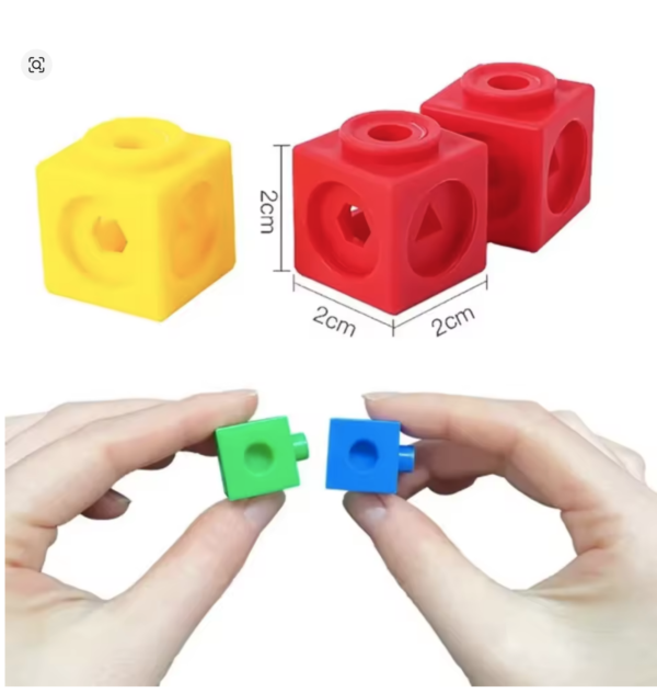 קוביות מתמטיקה צבעוניות