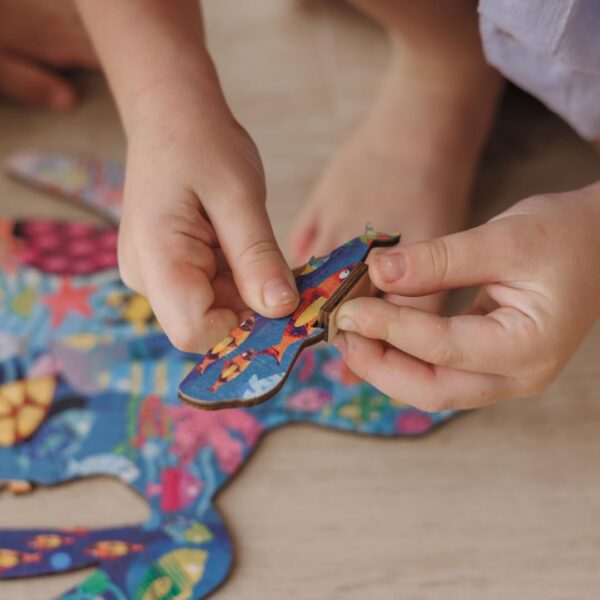 ⁦פאזל עץ חיות – נוף צבעוני בתלת מימד⁩ – תמונה ⁦6⁩