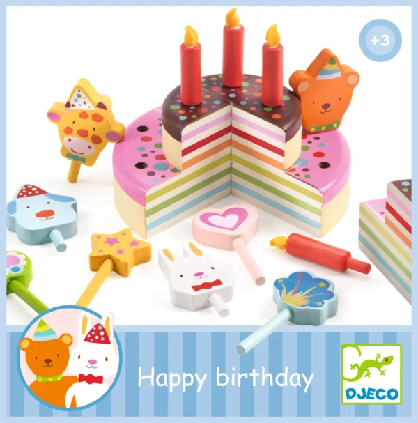 ⁦עוגת יום הולדת - Djeco⁩ – תמונה ⁦2⁩