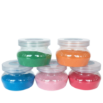 חול צבעוני ליצירה - ערכת 5 צבעים