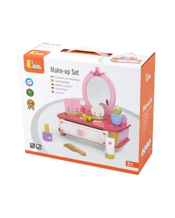 ⁦סט איפור מעץ לילדים⁩ – תמונה ⁦3⁩