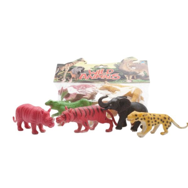 סט חיות בר צבעוניות