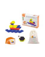 פאזל מגנטי – צורות גיאומטריות להרכבה