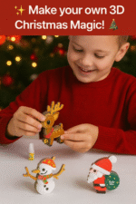 ⁦הרכבה/הדבקה דמויות חג המולד 3D - יוגי Eugy⁩ – תמונה ⁦5⁩