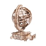 ⁦פאזל עץ תלת ממדי – גלובוס עולם מסתובב⁩ – תמונה ⁦3⁩