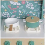 ⁦מטבח עץ לילדים - דגם מיכל בצבע ירוק⁩ – תמונה ⁦4⁩