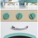 ⁦מטבח עץ לילדים - דגם מיכל בצבע ירוק⁩ – תמונה ⁦3⁩