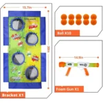 ⁦קליעה למטרה ברובה כדורי ספוג – משחק תחרותי⁩ – תמונה ⁦2⁩