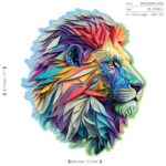 ⁦ליאון מודרני – פאזל עץ 250 חלקים⁩ – תמונה ⁦4⁩