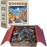 ⁦מסע שמח של סנטה - פאזל עץ 1000 חלקים⁩ – תמונה ⁦5⁩